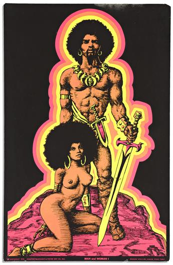 (BLACK POWER.) Group of 6 posters.